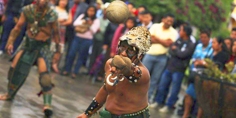 Juego de pelota maya en Guatemala