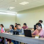 Education in business communities shown through university students preparing for professional careers