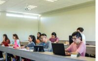 Education in business communities shown through university students preparing for professional careers
