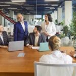 Long-term leadership in family-owned companies during a board meeting